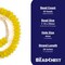 The Bead Chest Jumbo Rondelle Recycled Glass Beads: Extra Large African Disk Home Decor Beads for DIY Jewelry, Coffee Table, and Interior Design (Yellow)